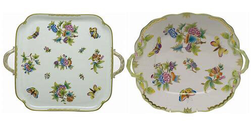 Herend Queen Victoria Square Platter PURCHASED