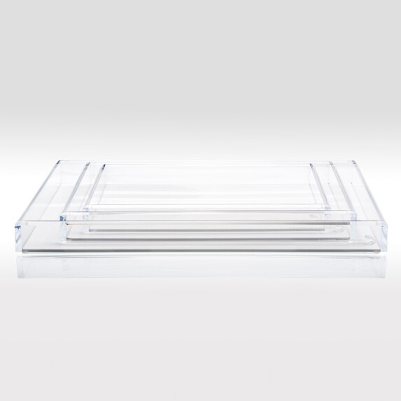 Acrylic Small White Tray