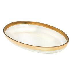 Annie Glass Mod Oval Platter