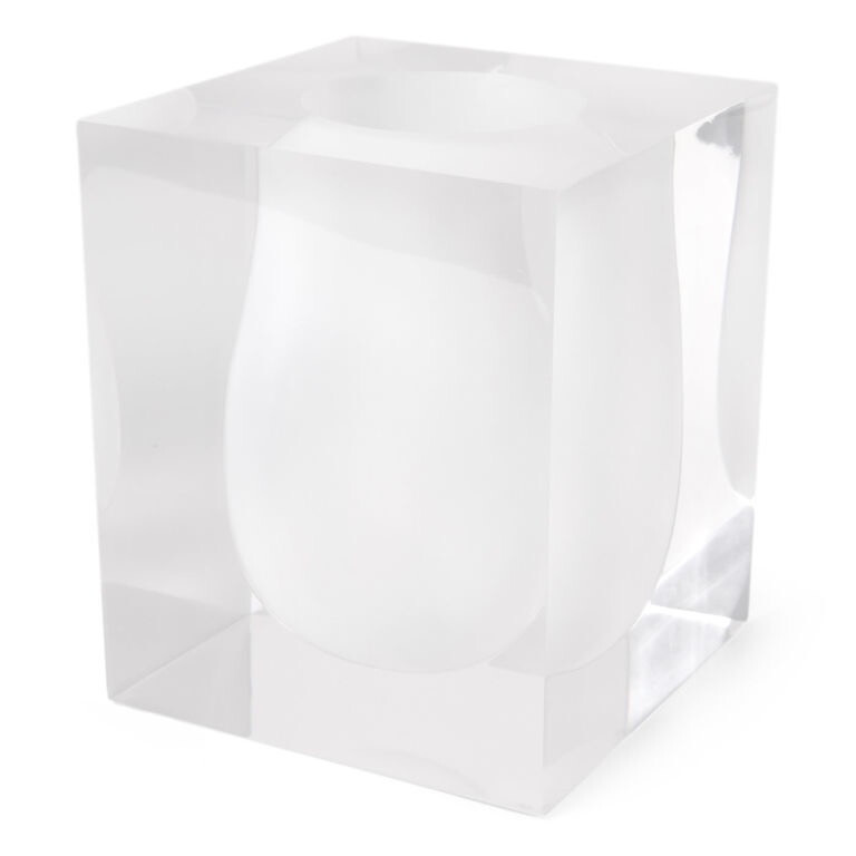 Jonathan Adler White Scoop Vase