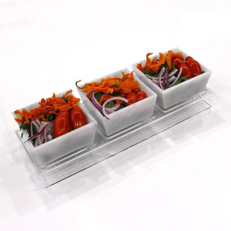 Acrylic Marble Dip Bowls