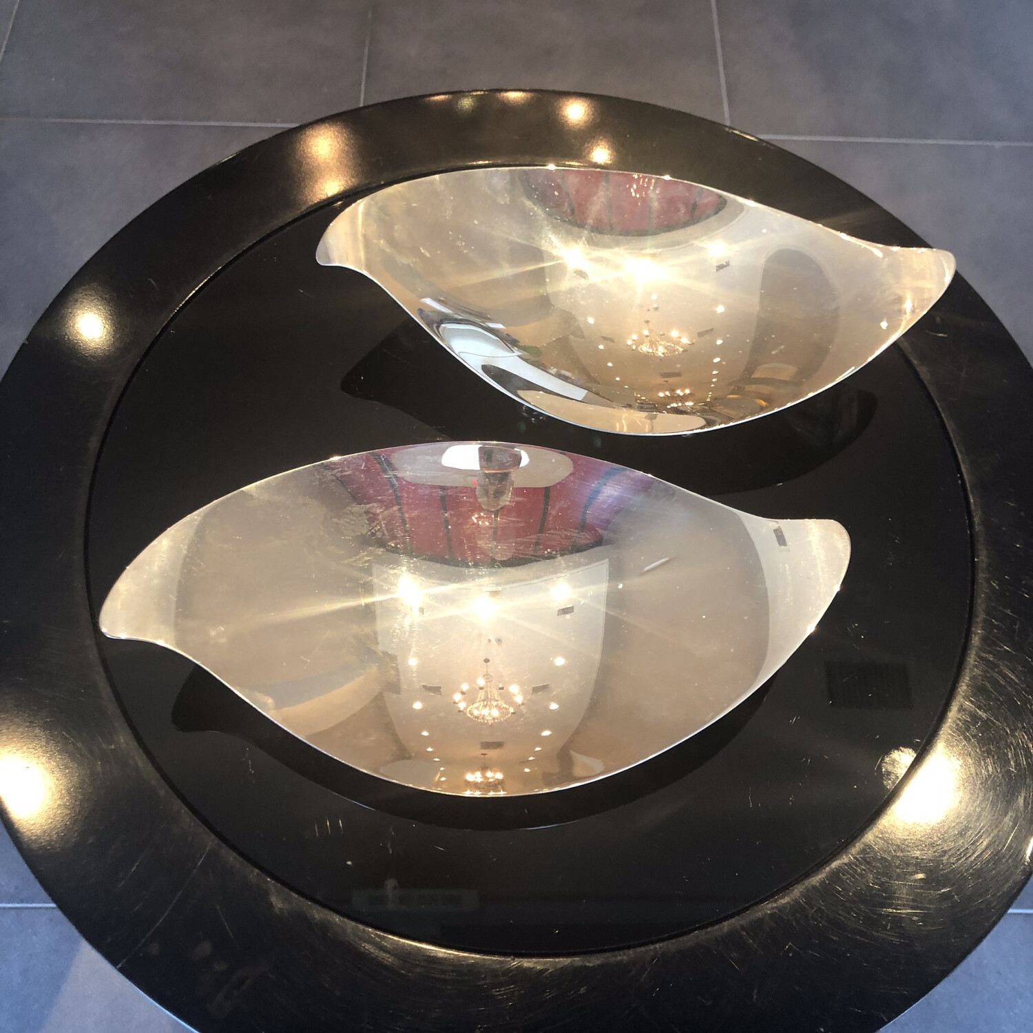 Tiffany And Company Pair Leaf Dishes $1025 Purchased 