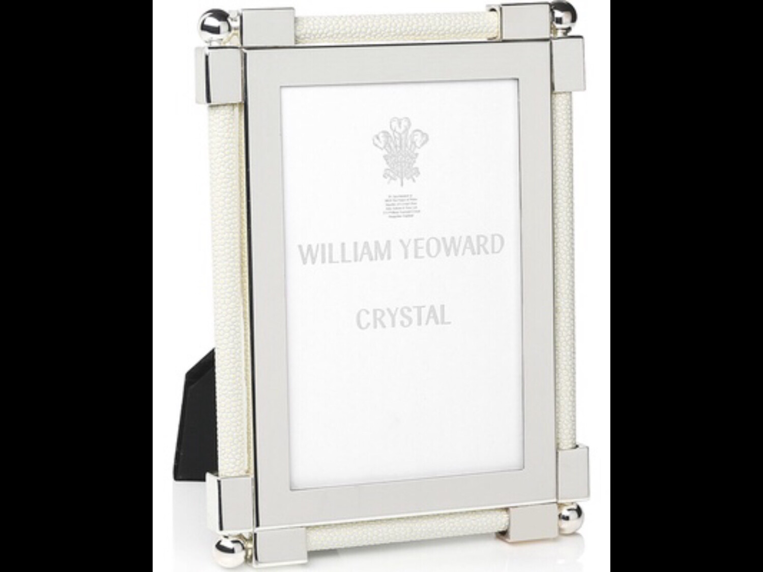 William Yeoward Shagreen White Frame 5x7