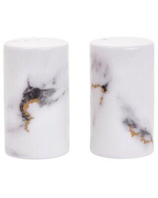 Prouna Marble Salt And Pepper Shakers