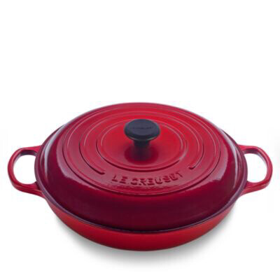 Le Creuset 3.75 Signature Braiser Cerise/Red