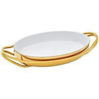 Sambonet Gold Oval Server