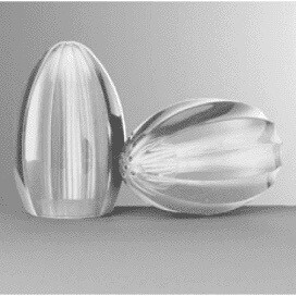 Mario Luca Giusti Clear Salt And Pepper Shakers