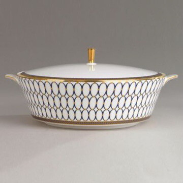 Wedgwood Renaissance Gold Covered Vegetable Dish