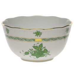 Herend Chinese Bouquet Green Bowl Needs 2 PURCHASED