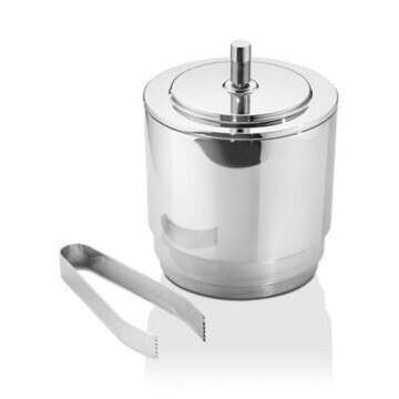 Georg Jensen
Manhattan Ice Bucket &amp; Tong