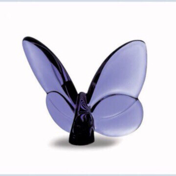 Baccarat Crystal Purple Lucky Butterfly PURCHASED