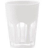 Mario Luca Giusti  White Double Faced Tumblers 6 PURCHASED NEEDS 6
