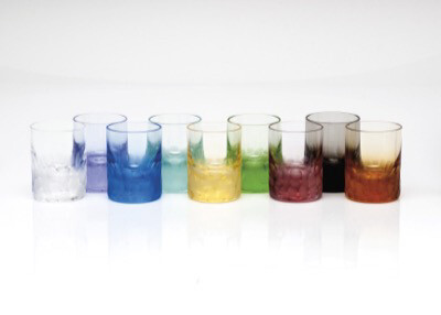 Moser Clear Pebbles Shots Set  Needs 2 Purchased 
