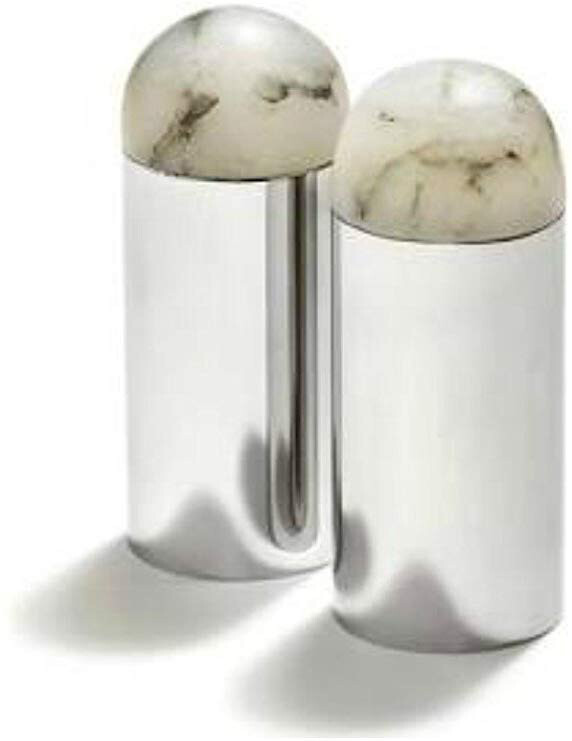 Anna New York Amare Platinum Salt And Pepper Shakers
