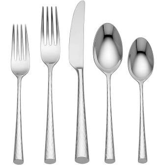 Lenox Imperial Caviar Stainless Needs 14 Place Settings Flatware