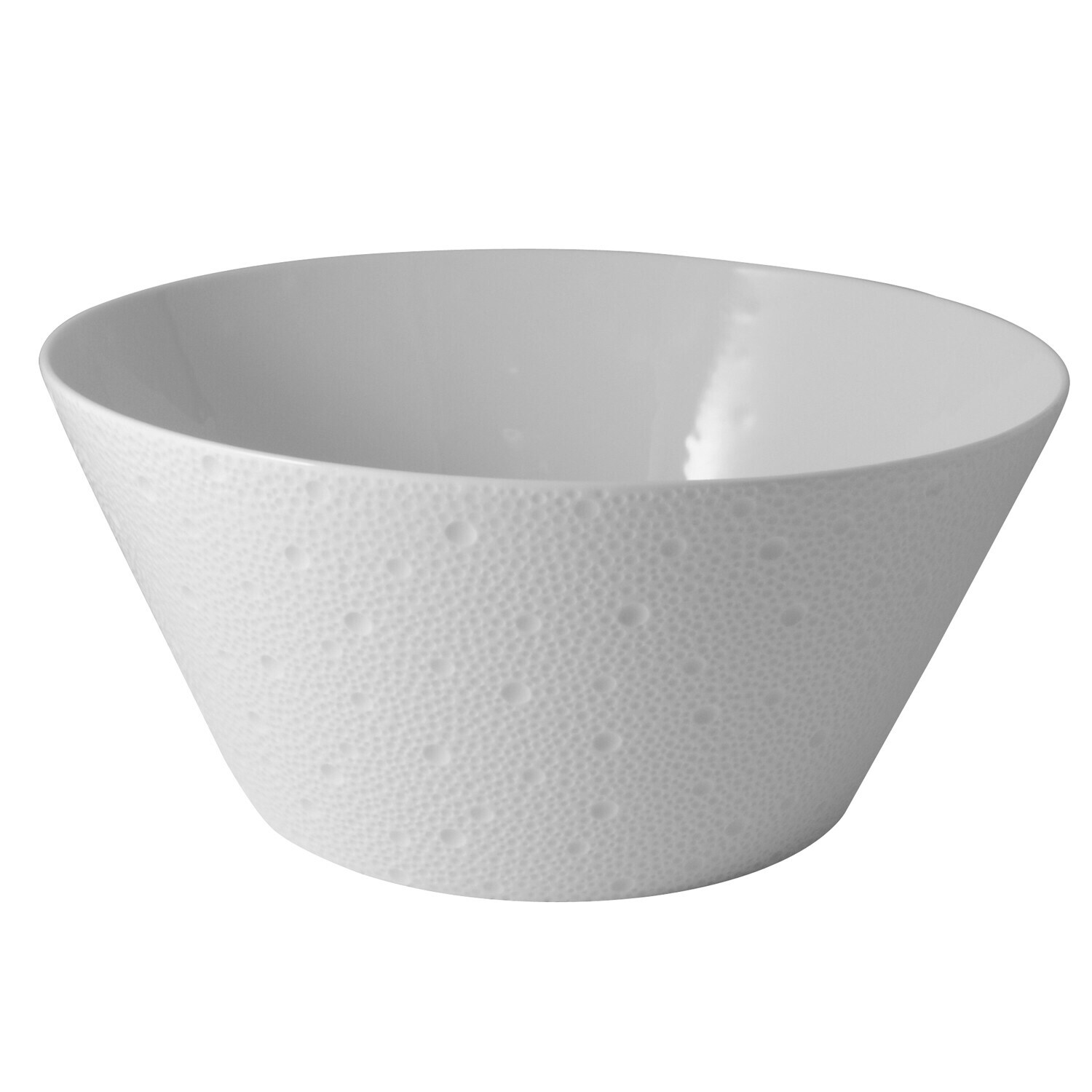 Bernardaud Ecume White 10 Inch Salad Bowl
