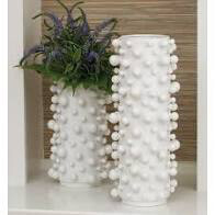 White Ceramic Art Vase