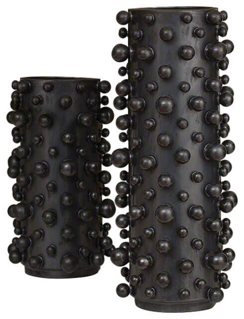 Black Ceramic Art Vase PURCHASED