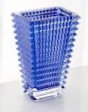 Baccarat Crystal Blue Eye Vase PURCHASED