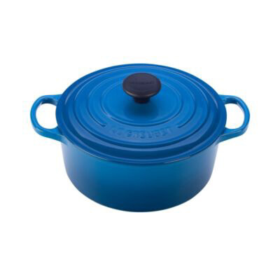 Le Creuset
7.25-Quart Signature Round Dutch Oven
COLOR: Marseille/Dark Blue