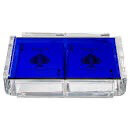 Blue Lucite Card Game