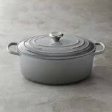 Le Creuset Grey Oval Dutch Oven