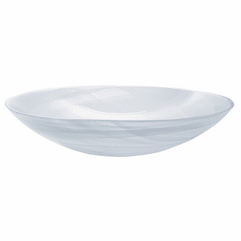 Mariposa White Serving Bowl