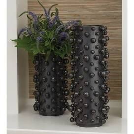 Black Ceramic Vase