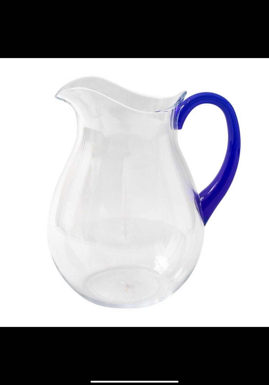 Blue Acrylic Pitcher