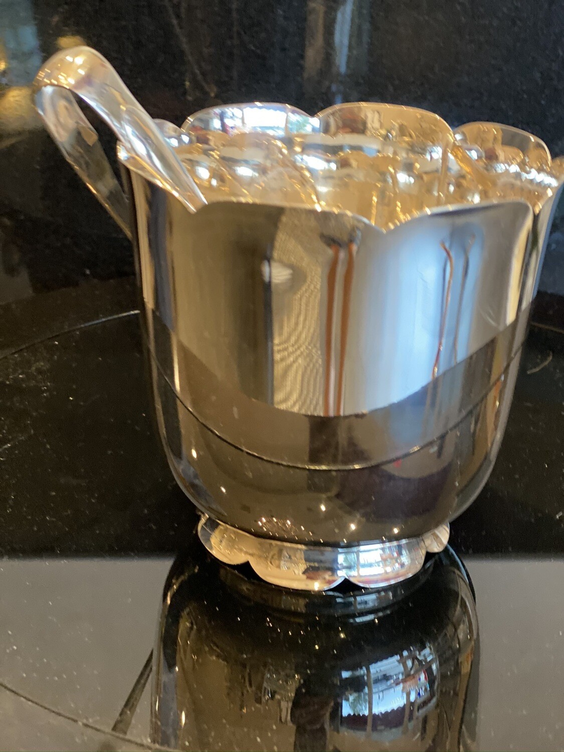 Tiffany Sterling Ice Bucket With Tongs