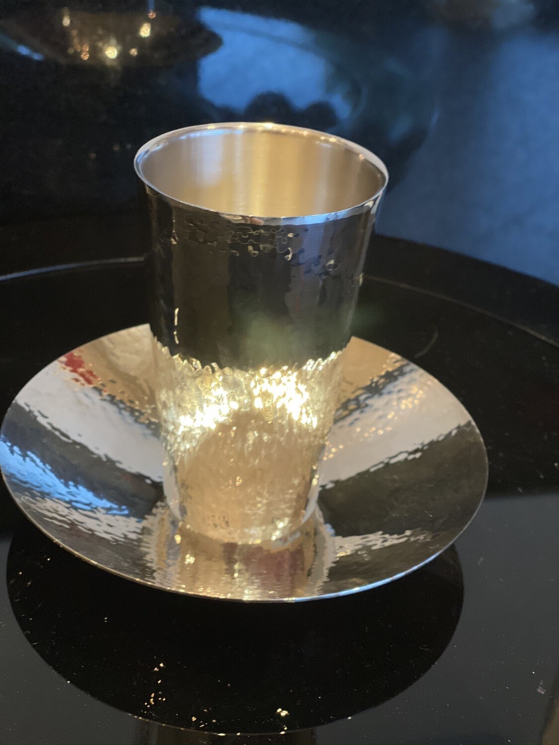 Pampaloni Sterling Silver Kiddish Cup With Tray PURCHASED