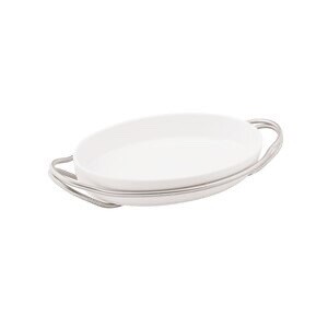 Sambonet New Living Silver Oval Baker
