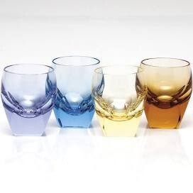 Moser Crystal Assorted Set 6 Shot Glasses