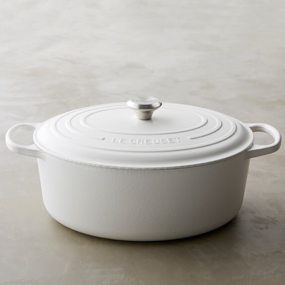 Le Creuset White Enamel Dutch Oven 5.5 Qt