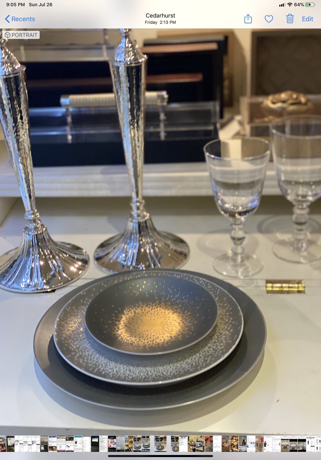 Haviland Soufle Dor 4 Piece A place Settings- Dinner, Salad, Bread And Butters, Anna  Weatherley Simply Elegant Soup Bowls With Platinum Rim Needs 16 . 14 Purchased Needs 2