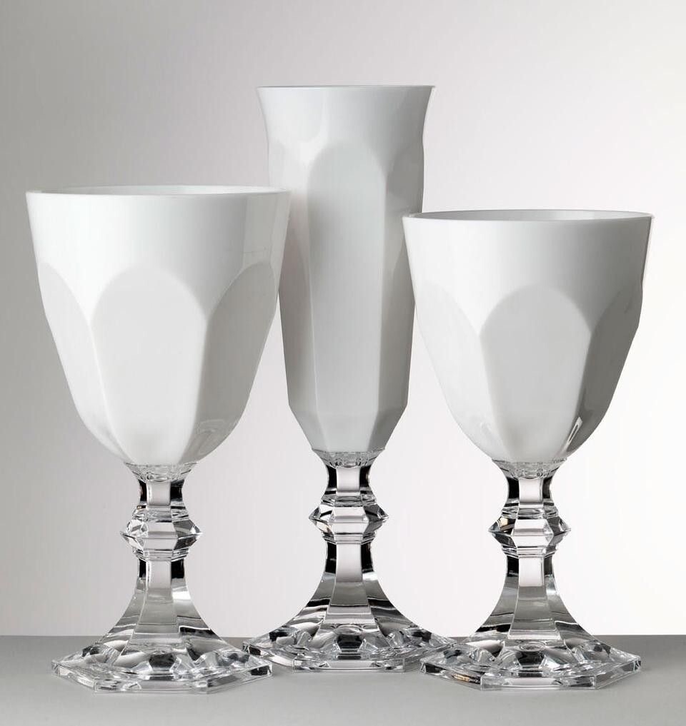 Mario Luca Giusti Dolce Vita Large White Goblets