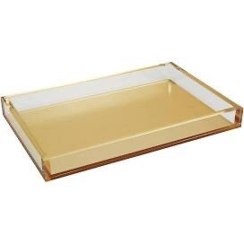Tizo Designs Gold Acrylic Tray