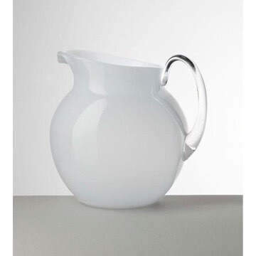 Mario Luca Giusti White Acrylic Pitcher PURCHASED