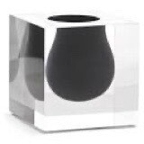 Jonathan Adler Black Acrylic Vase