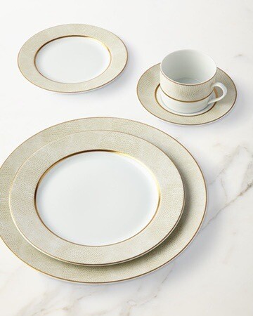 Bernardaud Sauvage Or 12 Dinner, 12 Salad, 12 Bread And Butter , 12 Coupe Soup 5 PURCHASED Needs 7
