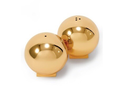 Aerin Gold Salt And Pepper Shakers