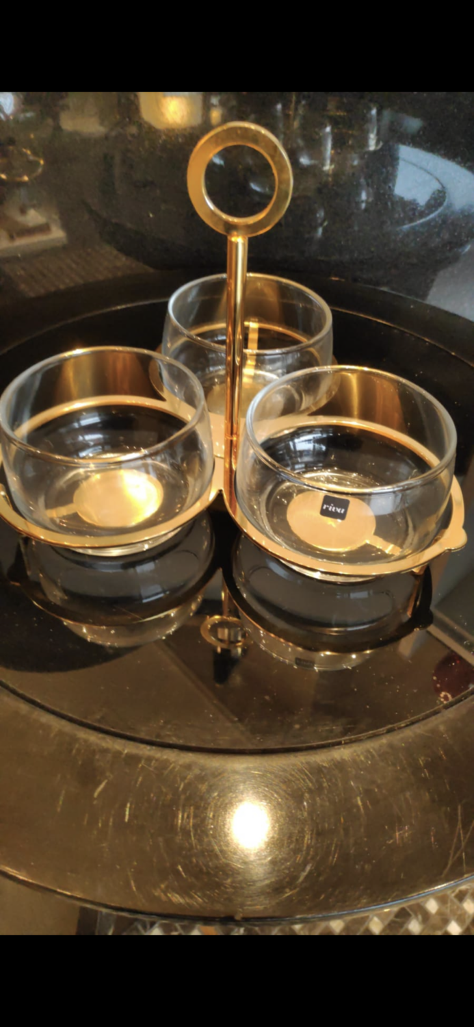 Triple Gold Dip Bowl Set PURCHASED