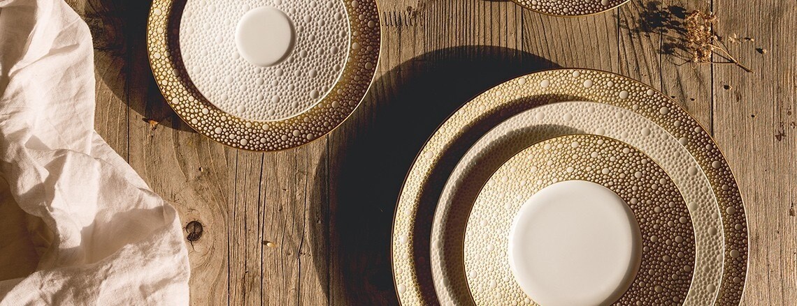 Bernardaud Ecume White Service/ Salad/ Rim Soup + Mordore Salad PURCHASED 12 NEEDS 4