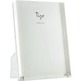Lucite Acrylic Silver Frame 