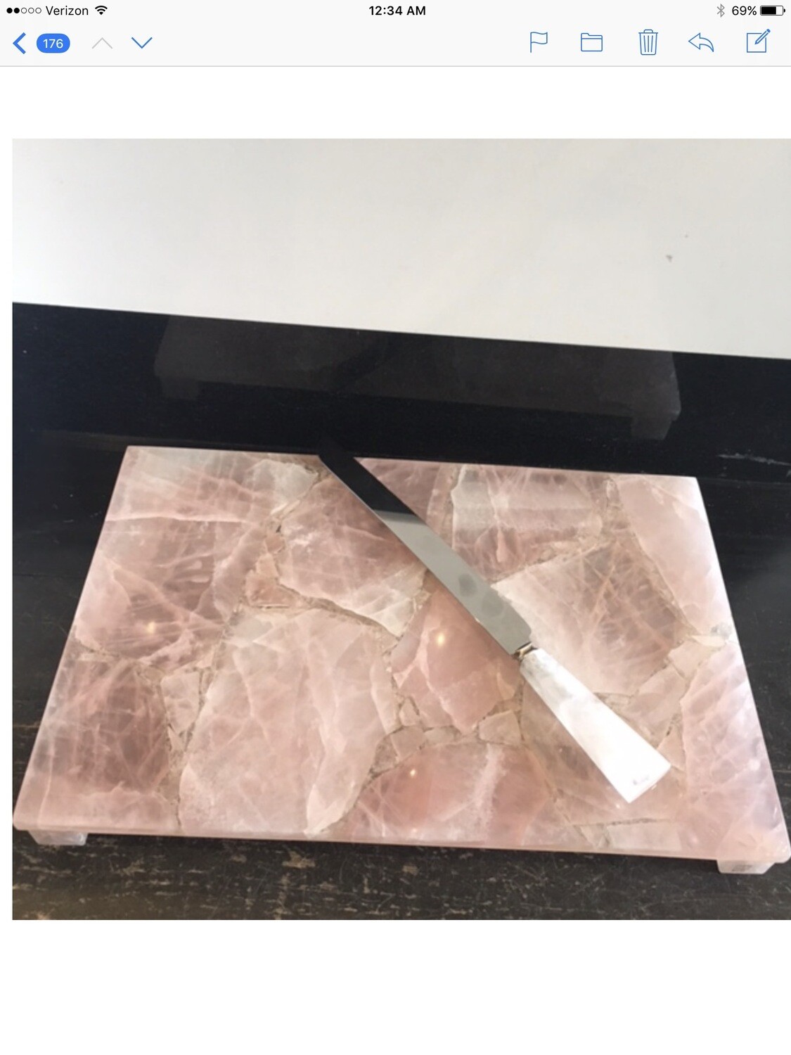 Pink Quartz Challa Board PURCHASED