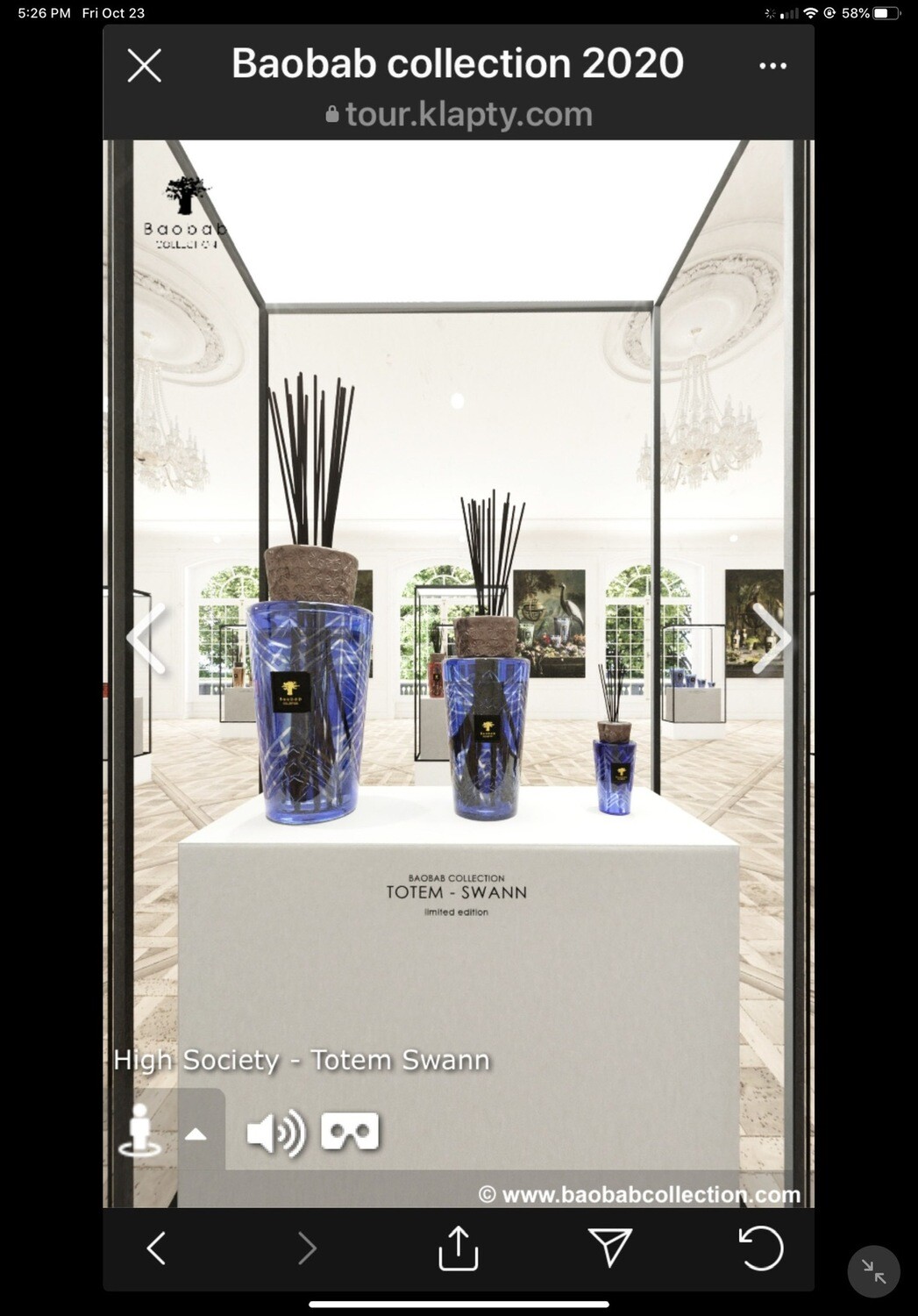 Baobab HIGH SOCIETY - SWANN Mini Diffuser