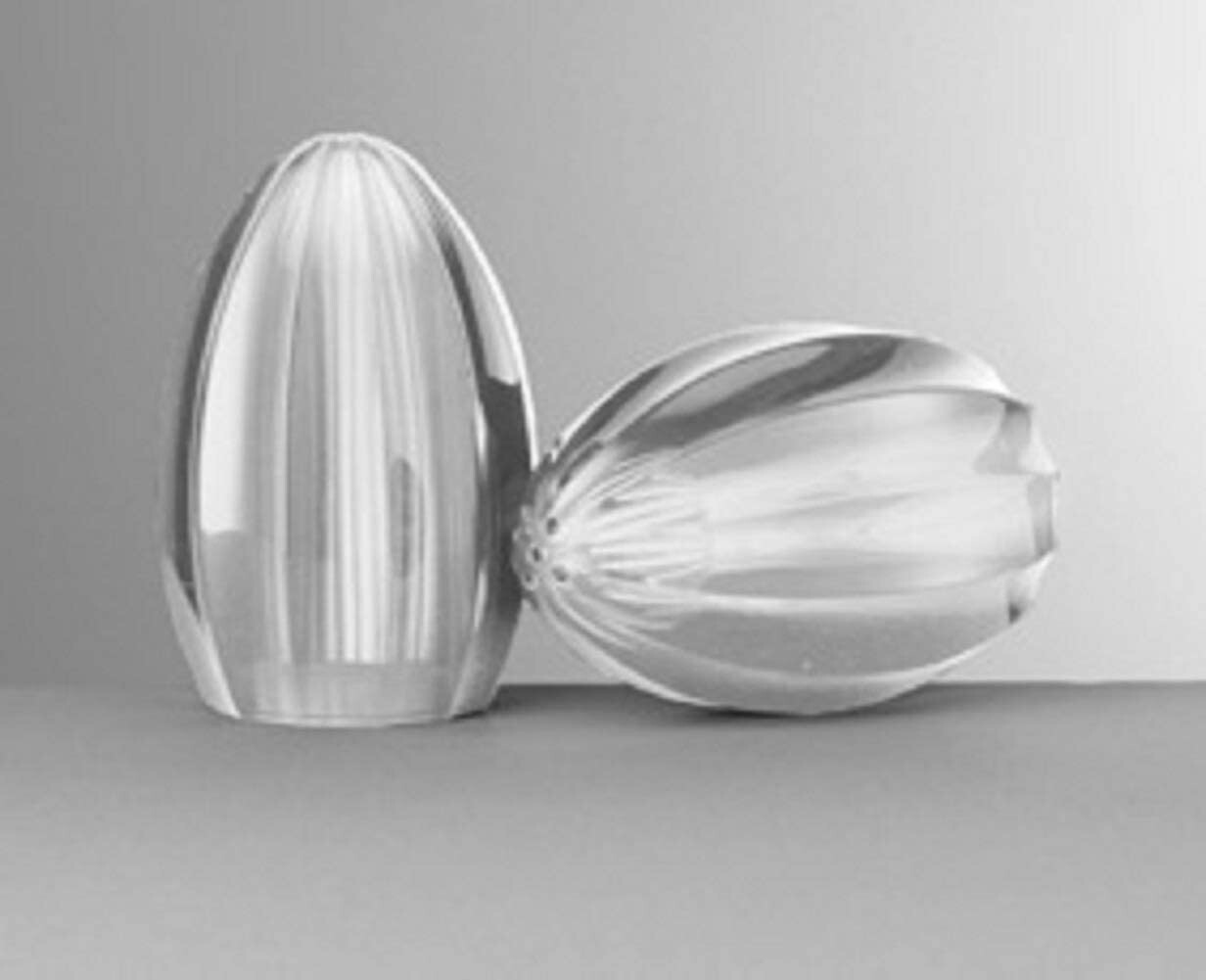Mario Luca Giusti Clear Salt And Pepper Shakers