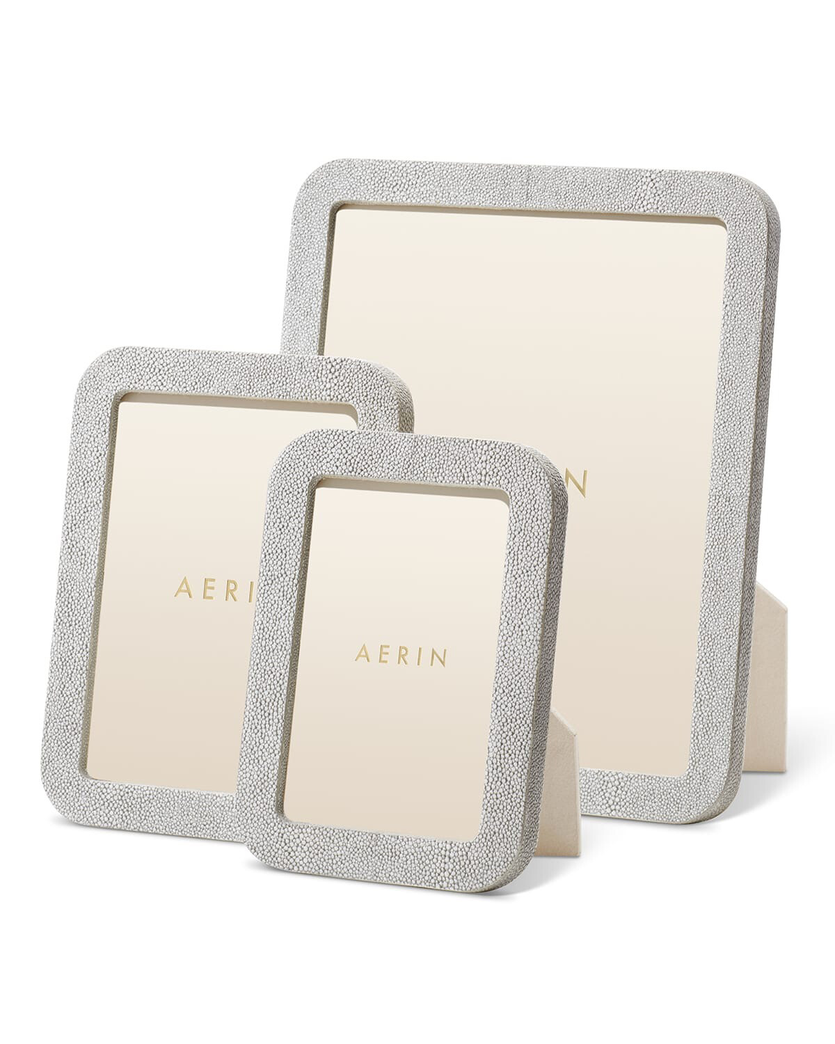 Aerin Shagreen Grey 5x7 Frame