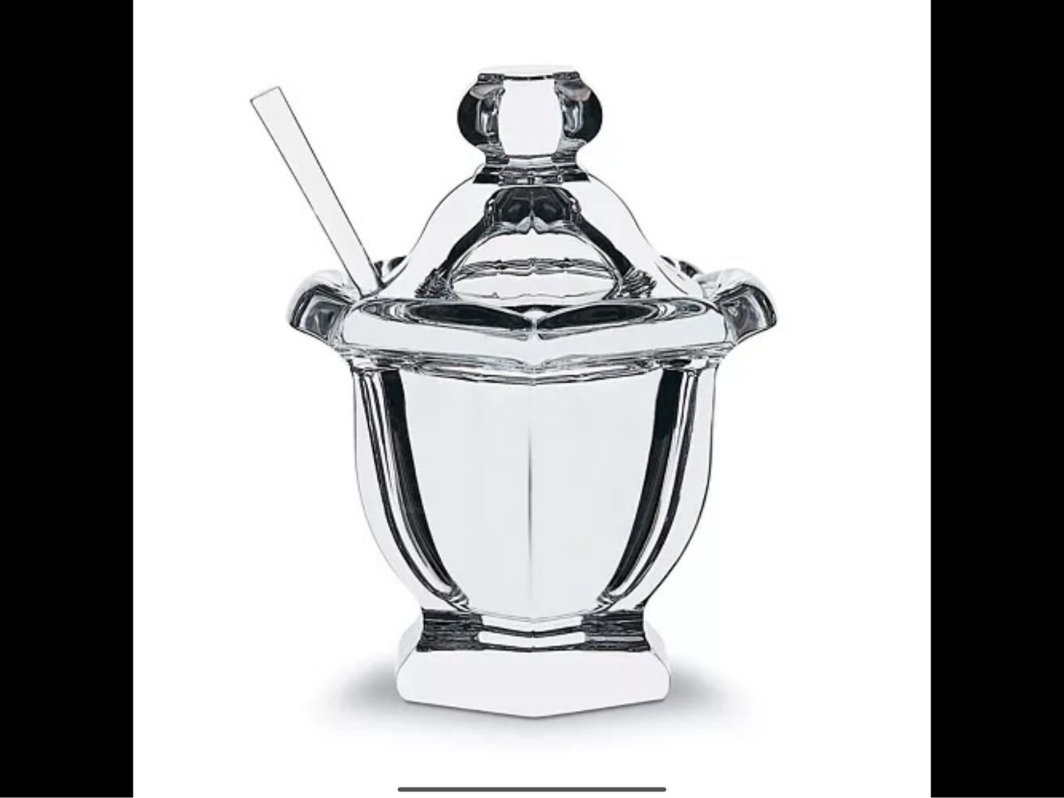 Baccarat Crystal Jam Jar