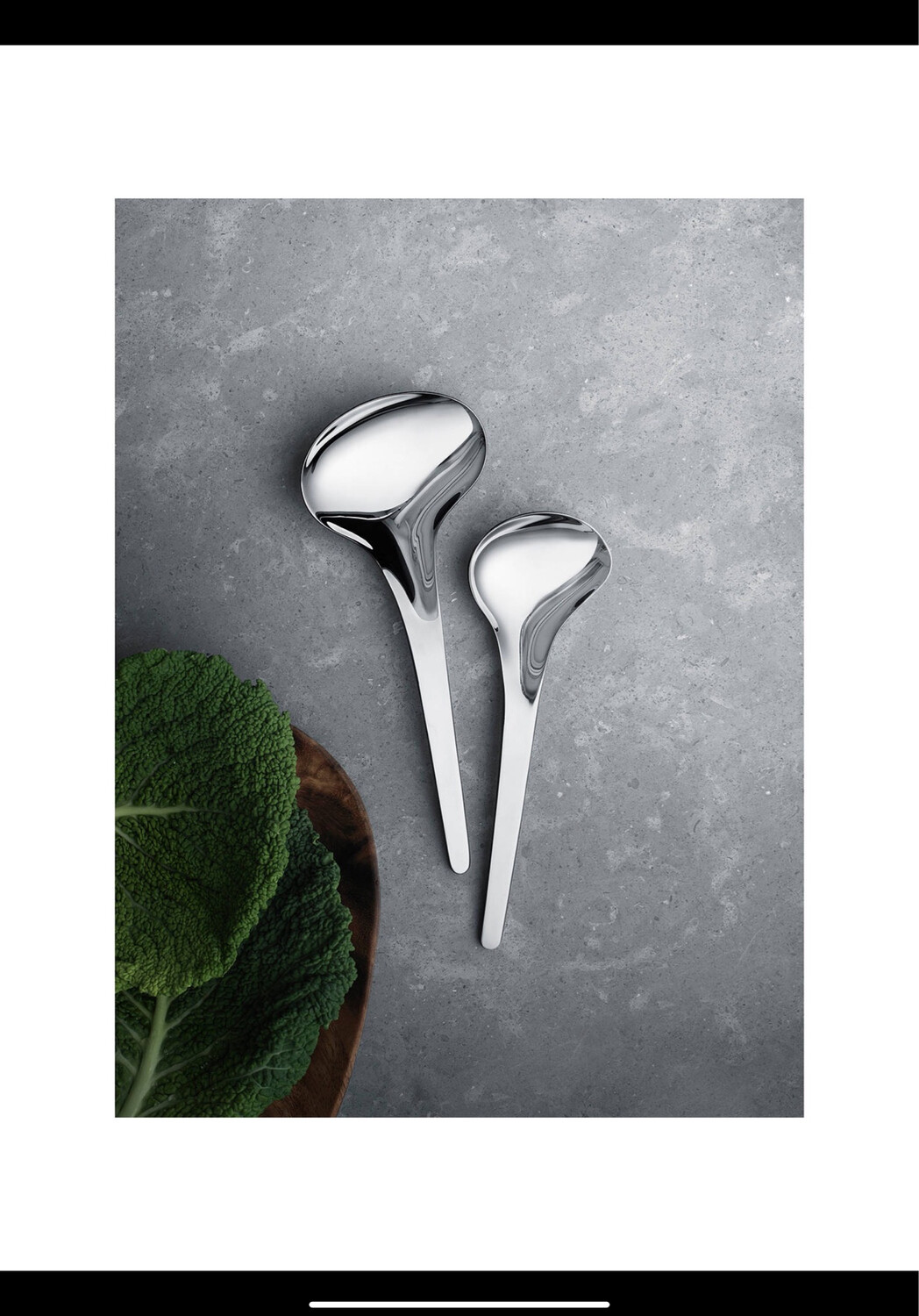Georg Jensen Stainless Bloom Servers PURCHASED